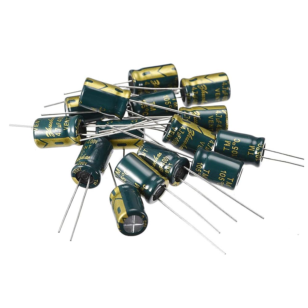 コンコンブル Amazon.co.jp: uxcell 電解コンデンサ 4.7uF 400V 8x12mm